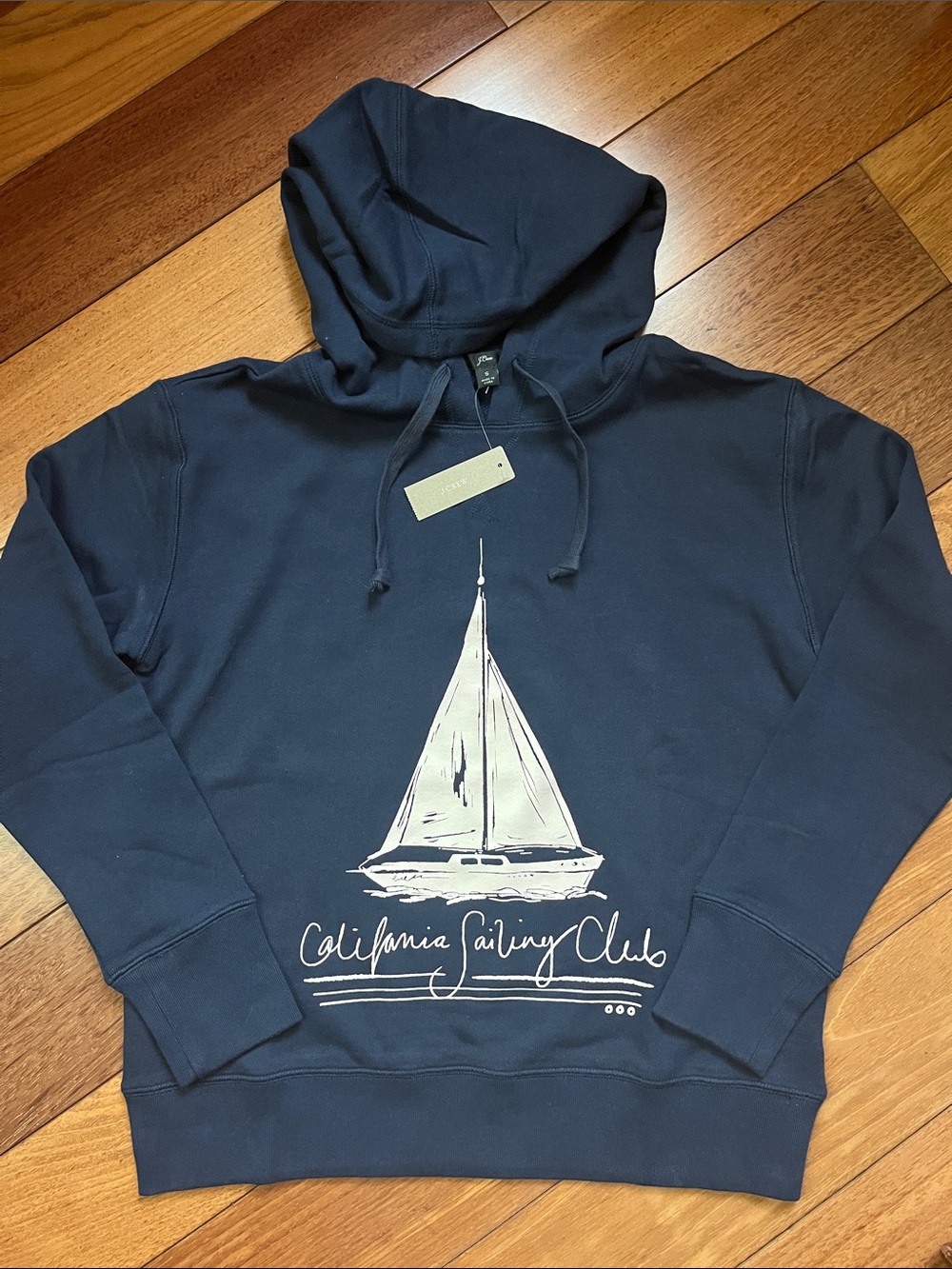 NWT J. Crew California Sailing Hoodie Sweatshirt